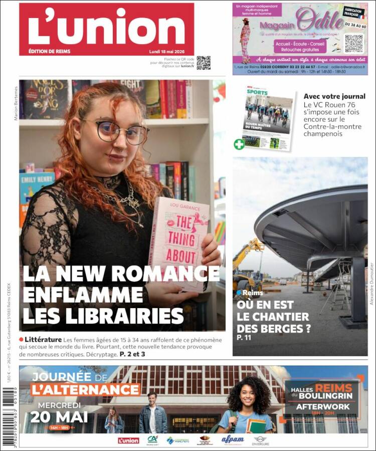 Portada de L'Union (Francia)