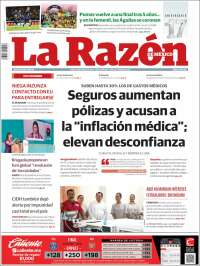 Portada de La Razón (M&eacute;xico)