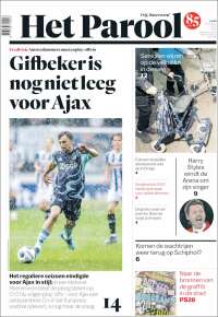 Portada de Het Parool (Pa&iacute;ses Bajos)