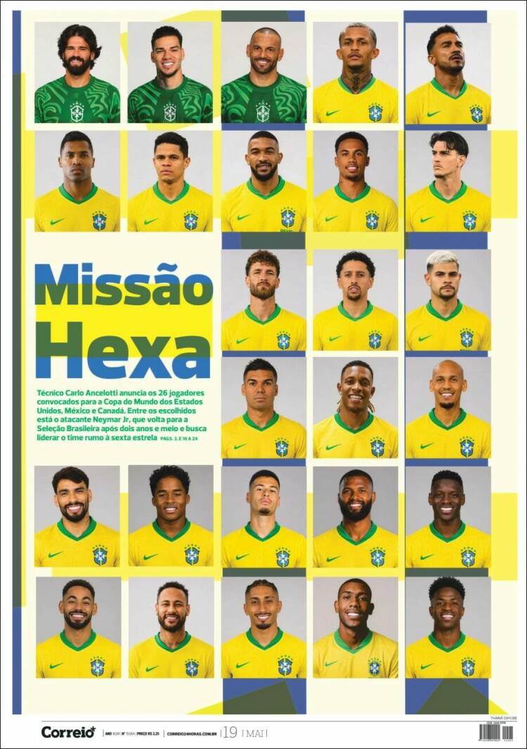 Portada de Correio* (Brasil)