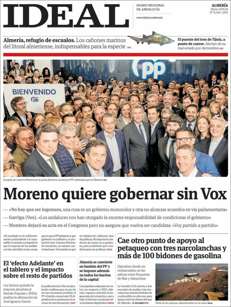 Portada de Ideal Almeria (Espa&ntilde;a)
