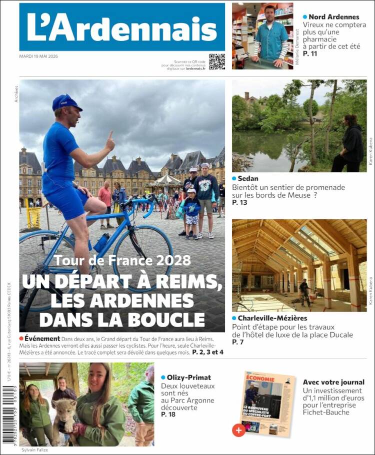 Portada de L'Ardenais (Francia)