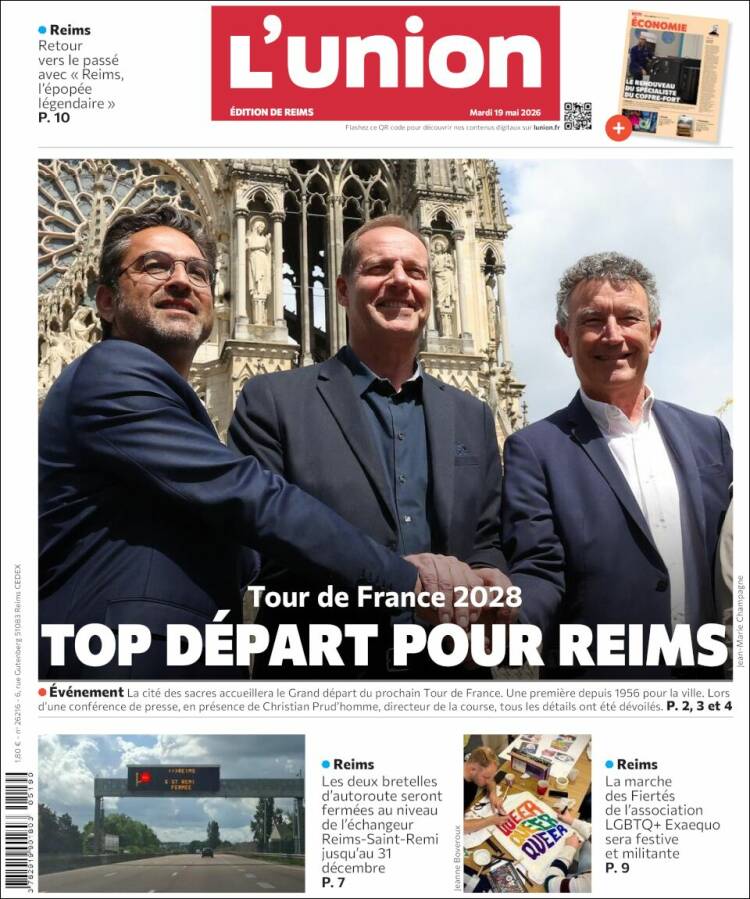 Portada de L'Union (Francia)