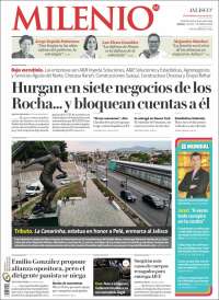 Portada de Milenio - Jalisco (M&eacute;xico)