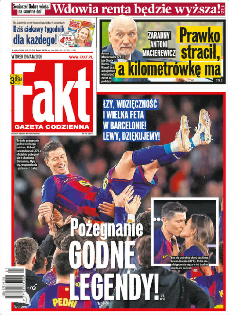 Portada de Fakt (Polonia)