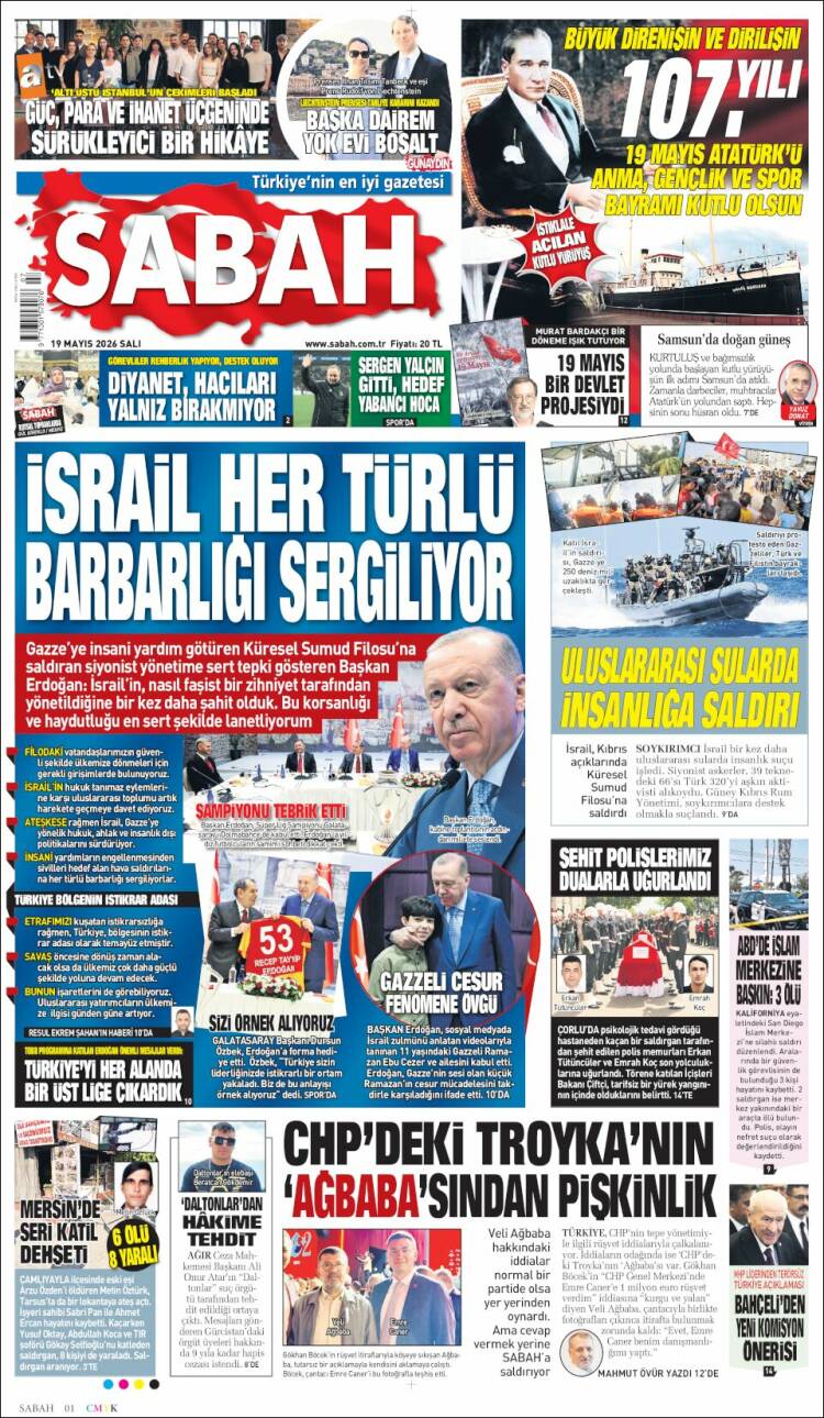 Portada de Sabah (Turqu&iacute;a)