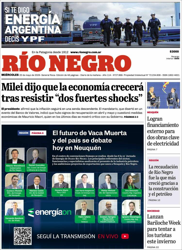 Portada de Rio Negro (Argentina)