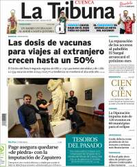 Portada de La Tribuna de Cuenca (Espa&ntilde;a)