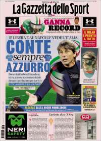 Portada de La Gazzetta dello Sport (Italia)