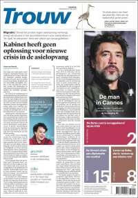 Portada de Trouw (Pa&iacute;ses Bajos)