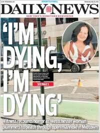 Portada de Daily News - New York (USA)