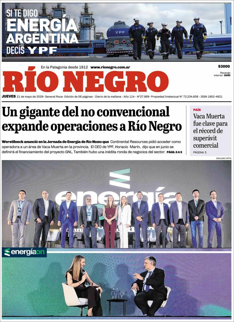 Portada de Rio Negro (Argentina)
