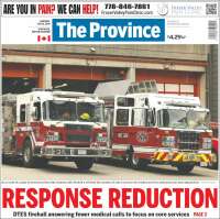 Portada de The Province (Canad&aacute;)