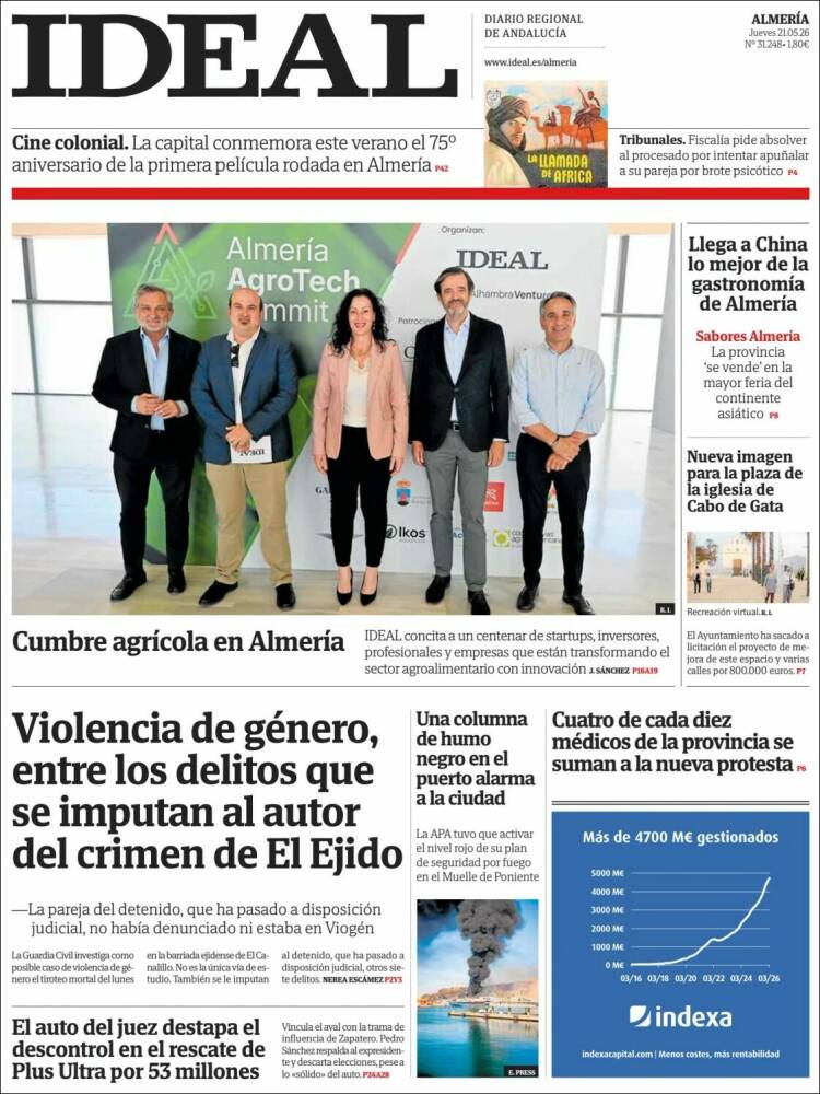 Portada de Ideal Almeria (Espa&ntilde;a)