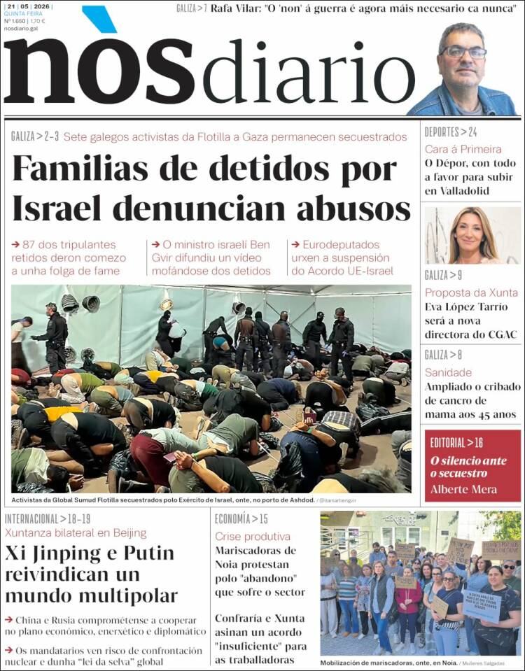 Portada de Nòs Diario (Espa&ntilde;a)