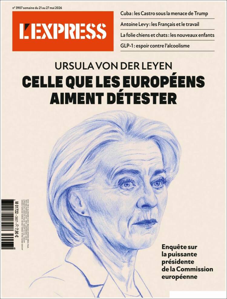 Portada de L'Express (Francia)