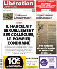 Portada de Libération Champagne (France)