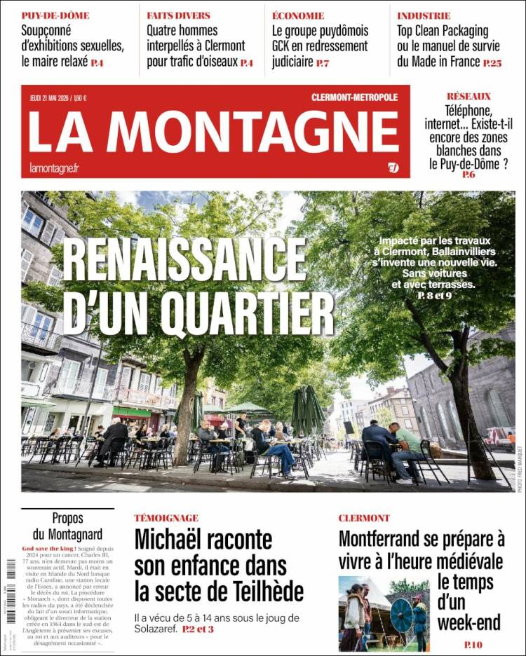 Portada de La Montagne (Francia)