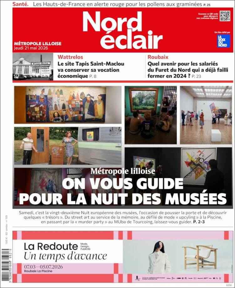 Portada de Nord Éclair (Francia)