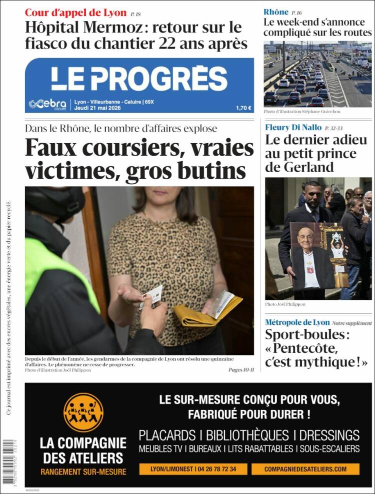 Portada de Progres de Fecamp (Francia)