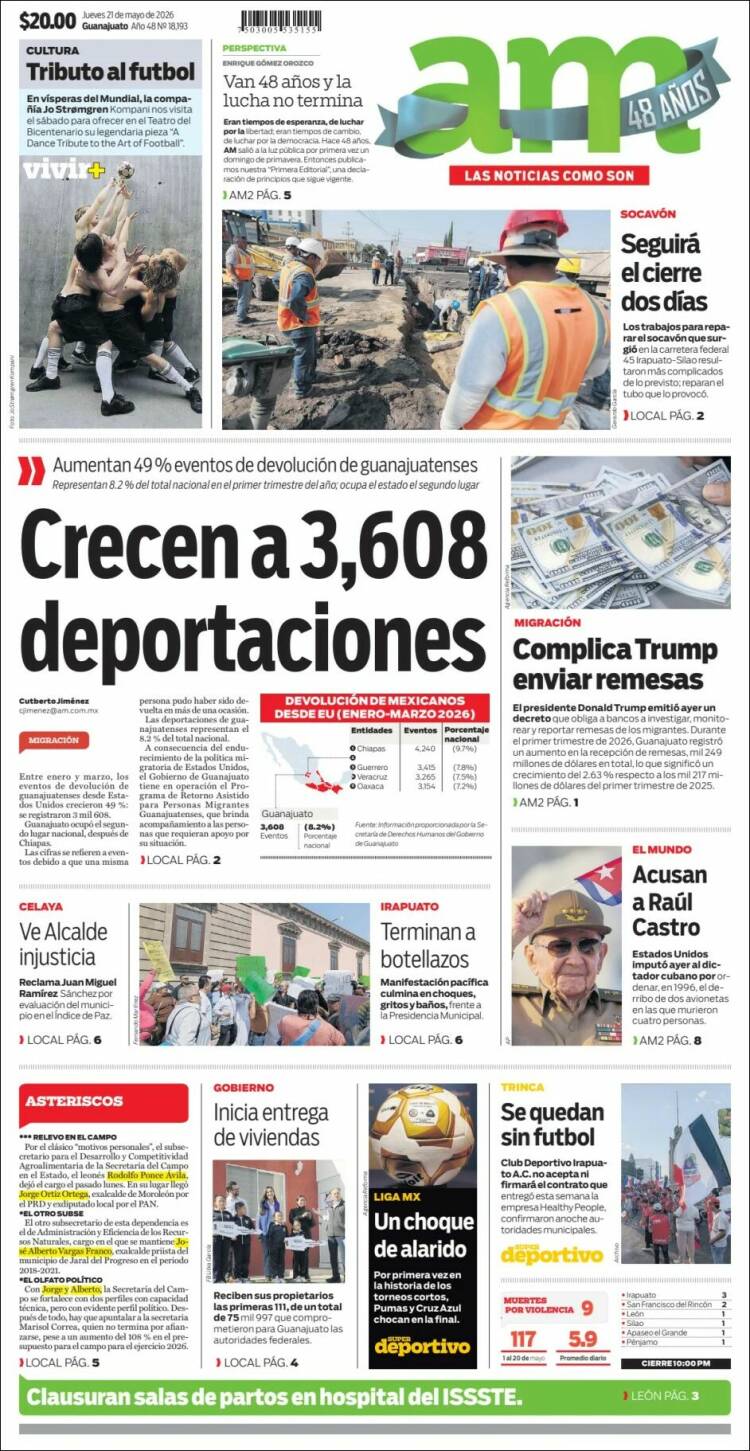 Portada de Al Día A.M. (M&eacute;xico)
