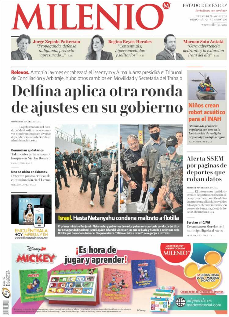 Portada de Milenio - Estado de México (M&eacute;xico)