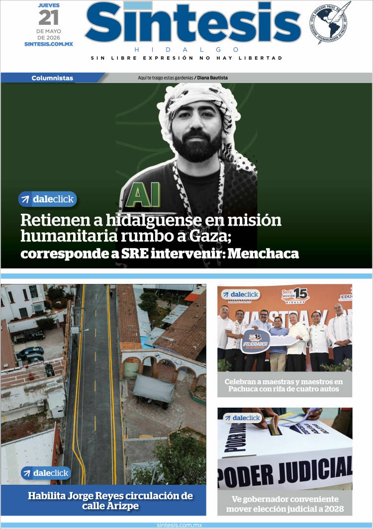 Portada de Sistesis - Hidalgo (M&eacute;xico)