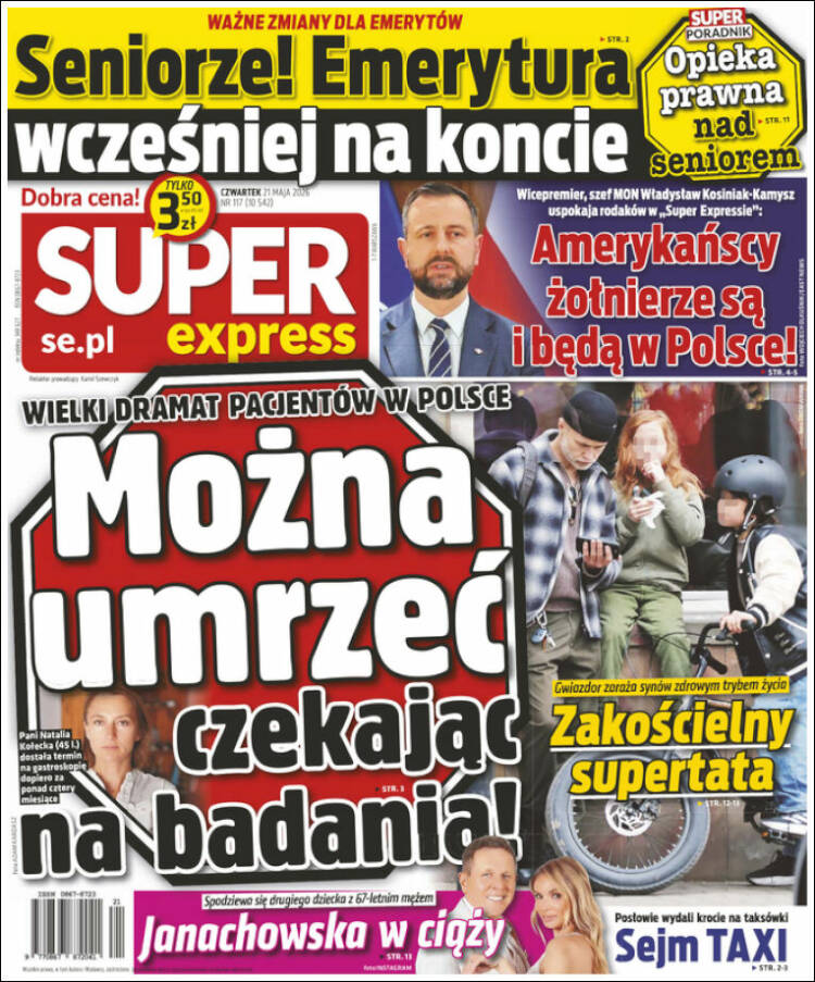 Portada de Super Express (Polonia)