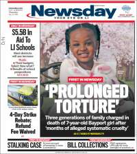 Portada de Newsday (&Eacute;tats-Unis)