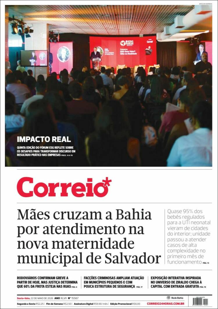Portada de Correio* (Brasil)