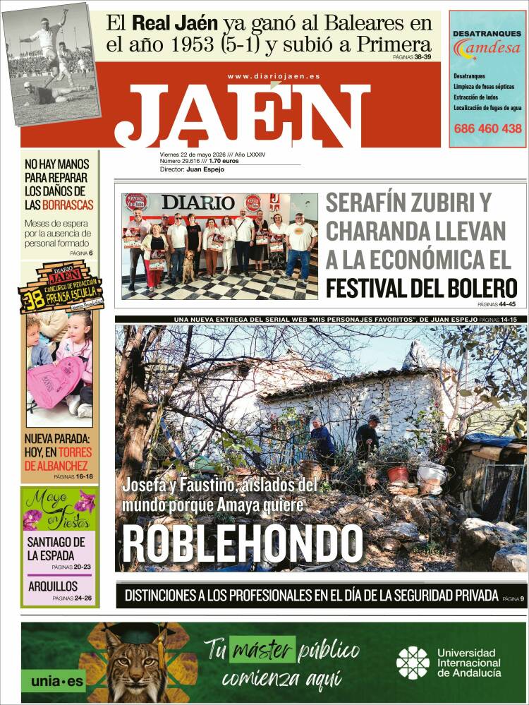 Portada de Diario Jaén (Espa&ntilde;a)