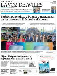 Portada de El Comercio - Avilés (Espa&ntilde;a)