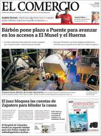 Portada de El Comercio - Gijón (Espa&ntilde;a)