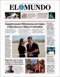 Portada de El Mundo (Espa&ntilde;a)