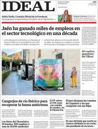 Portada de El Ideal de Jaén (Espa&ntilde;a)