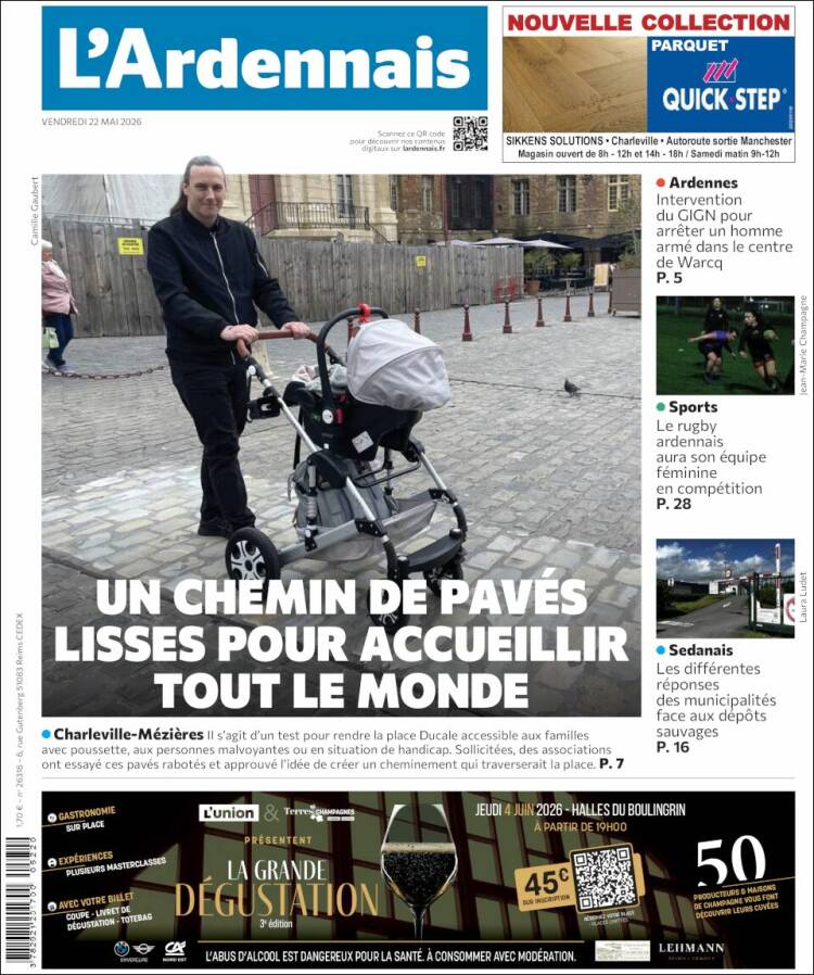 Portada de L'Ardenais (Francia)