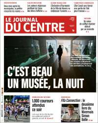 Portada de Le Journal du Centre (Francia)