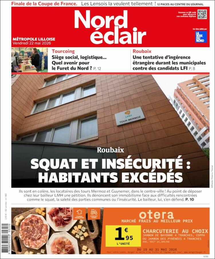 Portada de Nord Éclair (Francia)