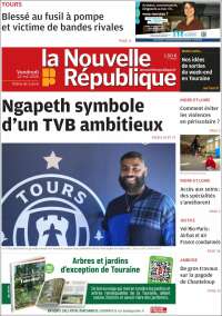 Portada de La Nouvelle Republique (Francia)
