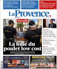Portada de La Provence (Francia)