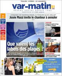 Portada de Var-Matin (Francia)