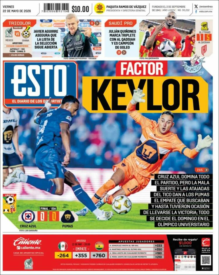Portada de Esto (M&eacute;xico)