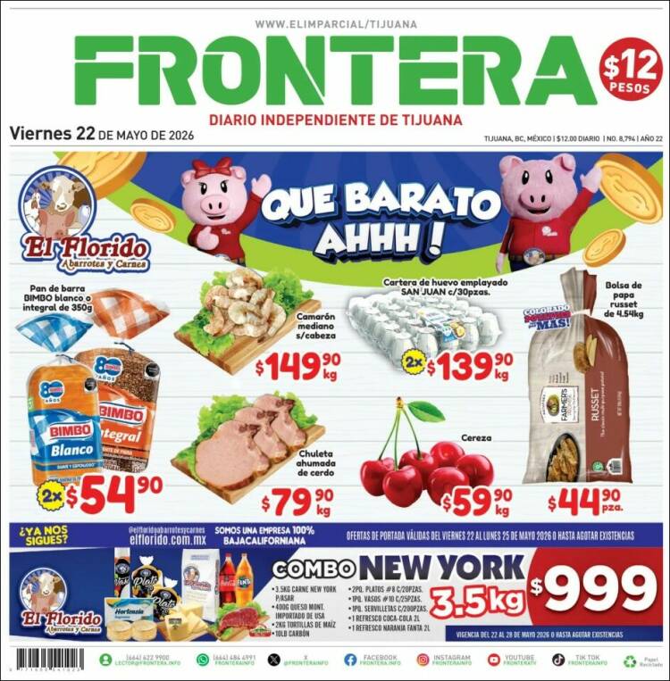 Portada de Frontera (M&eacute;xico)