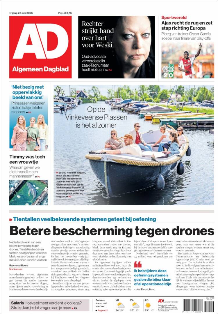 Portada de AD (Pa&iacute;ses Bajos)
