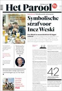 Portada de Het Parool (Pa&iacute;ses Bajos)