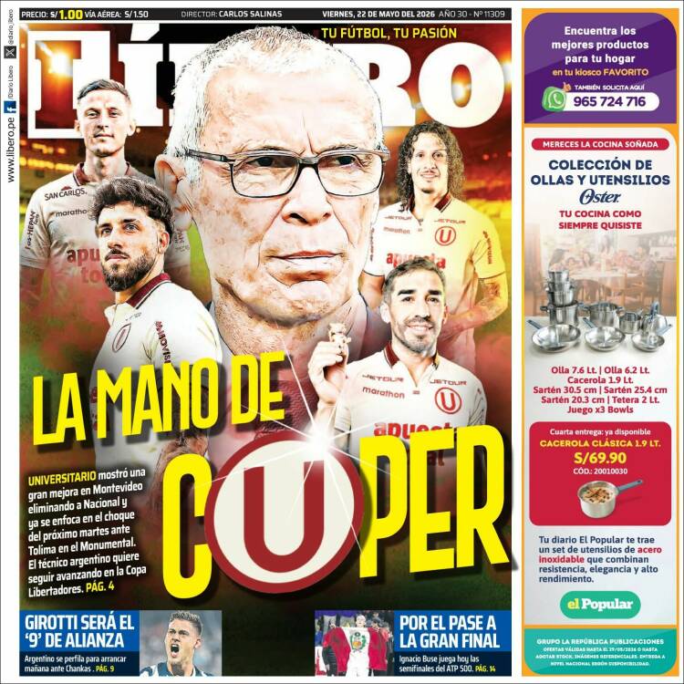 Portada de Líbero (Per&uacute;)