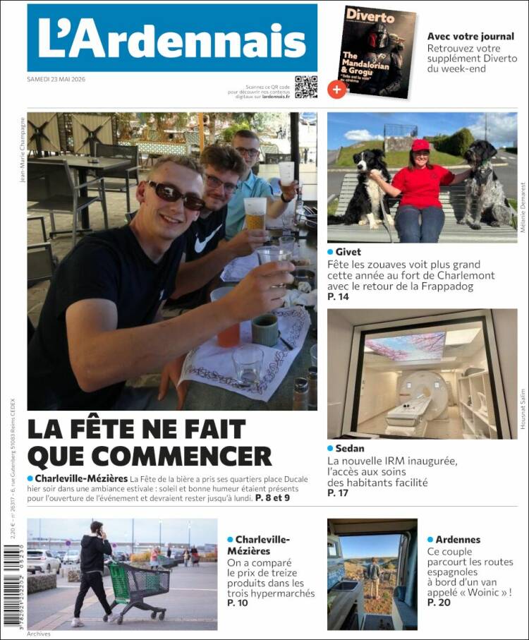 Portada de L'Ardenais (Francia)