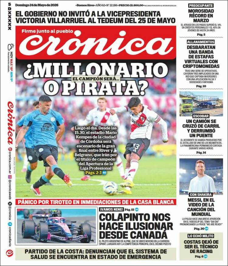 Portada de La Voz del Chaco (Argentina)
