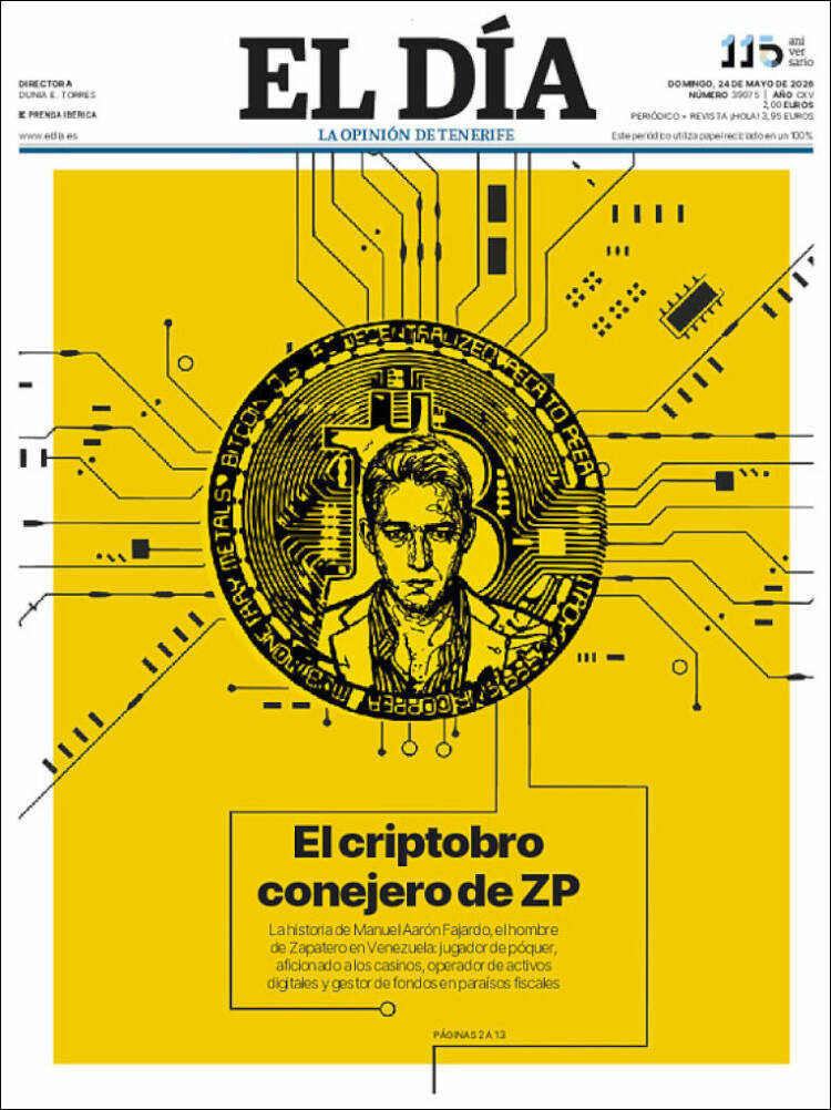 Portada de El Día (Espa&ntilde;a)