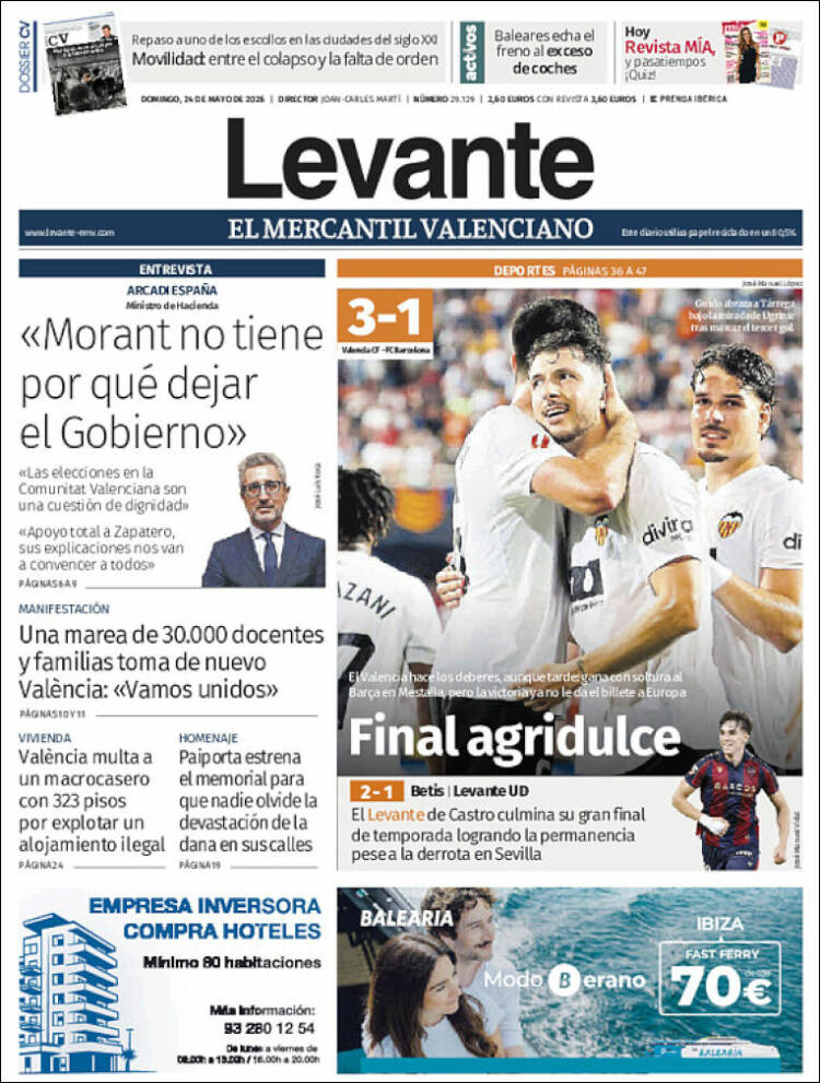 Portada de Levante (Espa&ntilde;a)